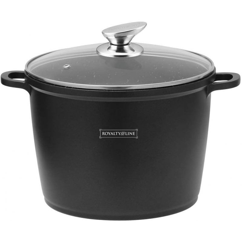 Faitout haut 28 cm Royaltyline RLAD28M marmite induction noire