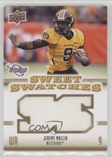 2010 Upper Deck NCAA Sweet Spot Sweet Swatches Jeremy Maclin #SSW-36 m5x