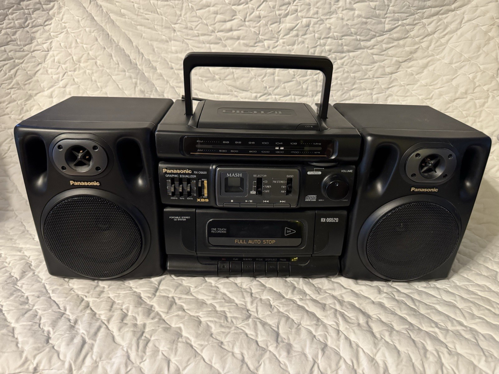 Boombox Cassette Cd Am/fm