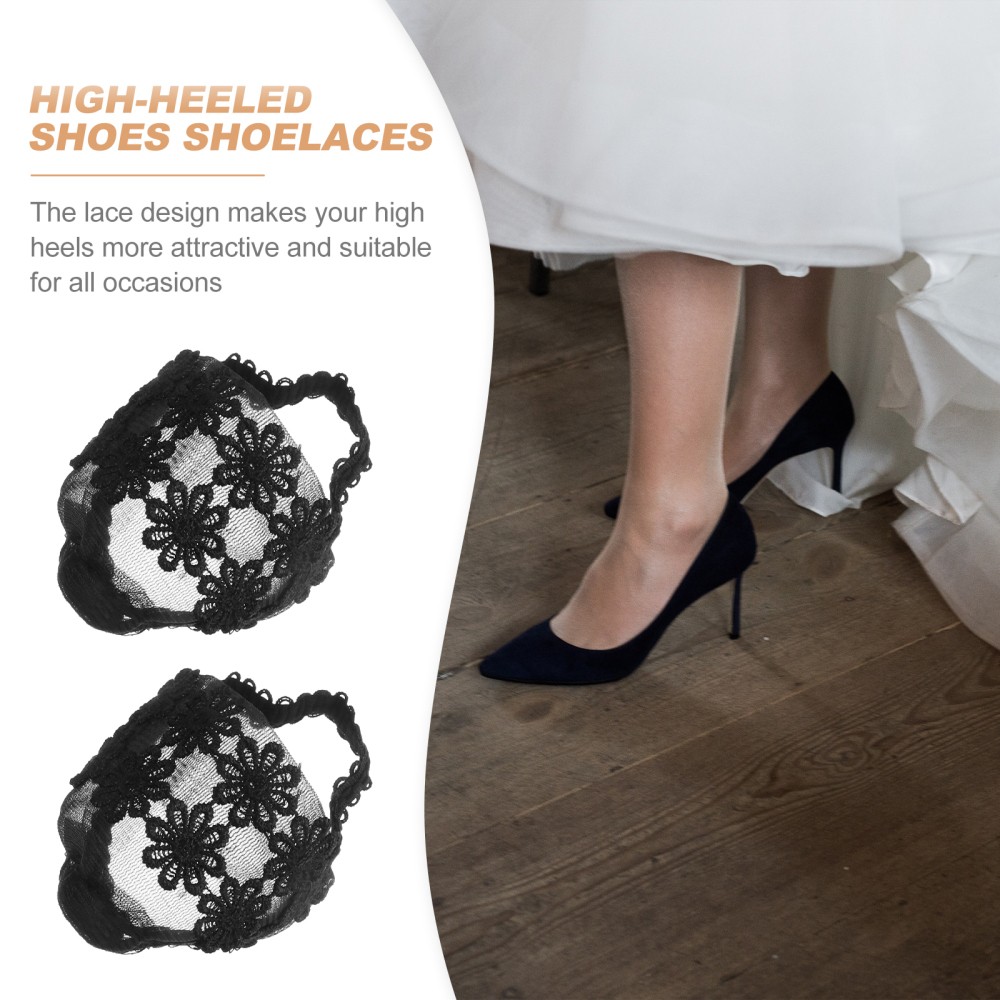 APL Lacci per scarpe con tacco alto antigoccia lacci staccabili