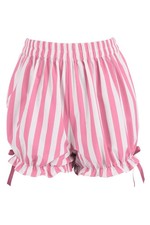 White Pink Striped Bloomers Pantaloons Cosplay Pirate Goth Victorian Vampire