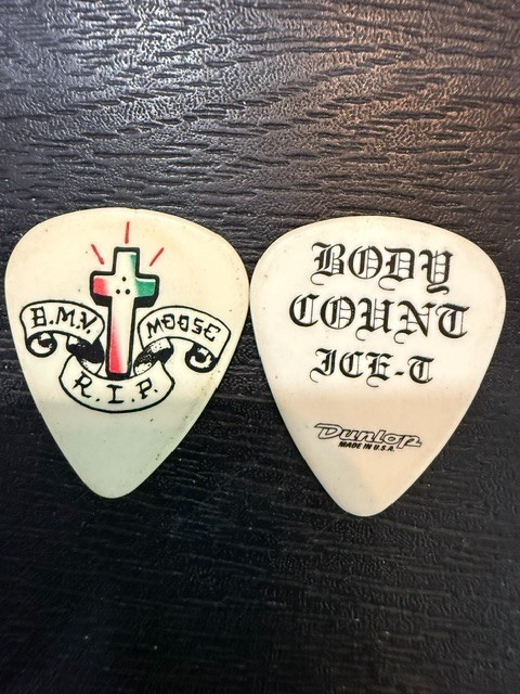BODY COUNT   #2 /   ICE-T    /  TOUR  GUITAR PICK
