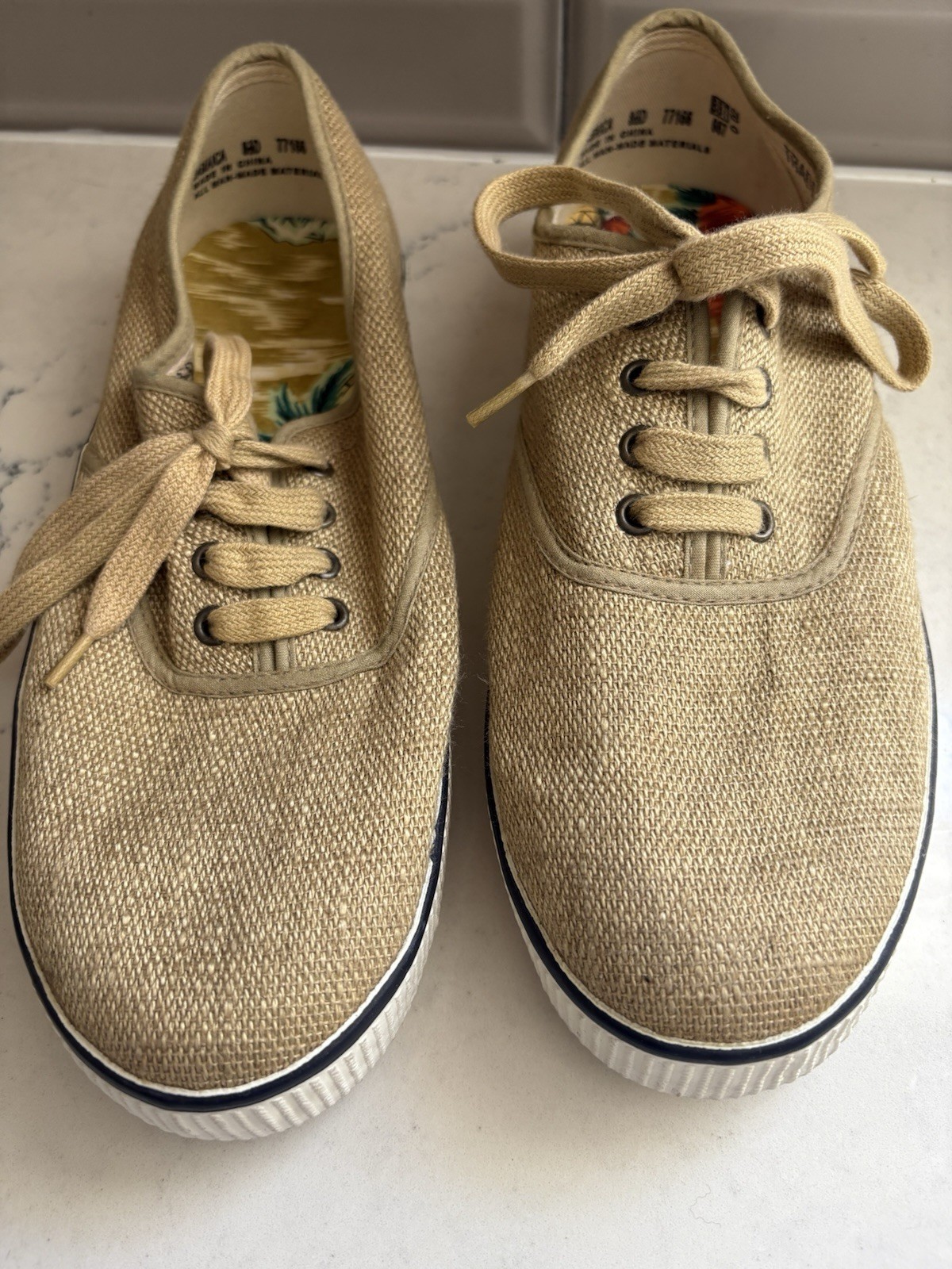 SAOLA Scarpe slip on Trader Bay casual da uomo con lacci marroni taglia 8 5