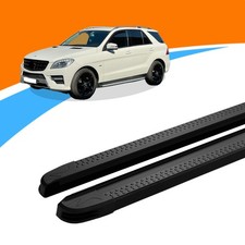 Trittbretter passend f&uuml;r Mercedes ML W166 ab 06/2011-02/2015 MAJA Schwarz mit AB