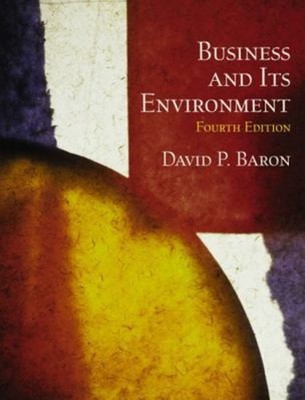 Business and Its Environment Hardcover David P. Baron