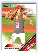 2016 Topps First Pitch (Series 2) #FP-5 Nina Agdal Los Angeles Angels