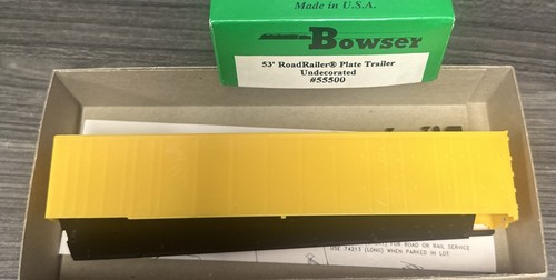 Kit a escala BOWSER HO #55500 53’ remolque de placa de remolque de carretera sin decorar nuevo en caja | Zustand: New
