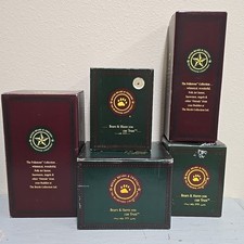  2 Used Lot Of 5 Random Porclein Boyd's Bears