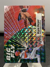 2021 Panini Mosaic - Big Fly Bryce Harper #BF4 Green Mosaic Prizm