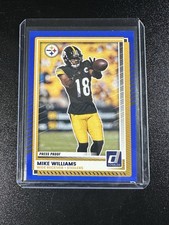 2025 Panini Donruss Mike Williams #100 Press Proof Blue