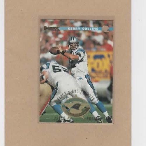 1996 Donruss - Kerry Collins #74 Press Proof Carolina Panthers PR: 2000