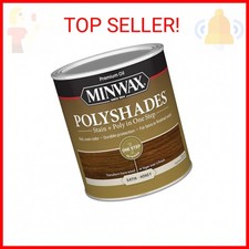 Minwax PolyShades Wood Stain  Polyurethane Finish   Quart, Honey, Satin