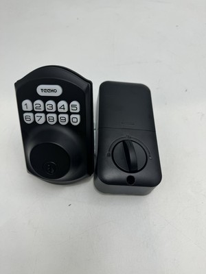 TEEHO TE001 Keyless Entry Door Lock with Keypad - Smart Deadbolt -  Matte Black