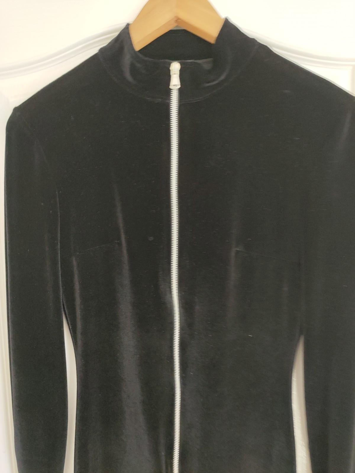 Patrice Catanzaro Velvet Catsuit Small Vintage image 8