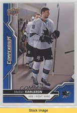 2018-19 Upper Deck Compendium Blue Melker Karlsson #316 READ 0e3