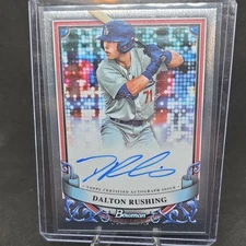 2024 Bowman Sterling Dalton Rushing Auto PA-DR Los Angeles Dodgers