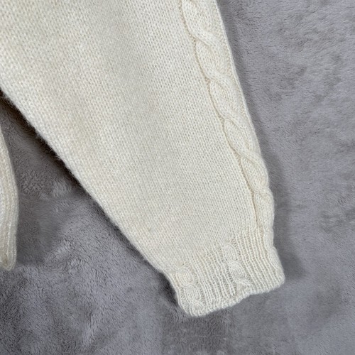 Vintage Woolrich Cat Sweater Women's M Kittens Wool Cable Knit Embroidered - Picture 7 of 13
