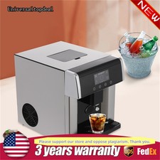 Nugget Ice Maker 33lbs Countertop Pebble Ice Maker Machine Self-Cleaning ZB-10E