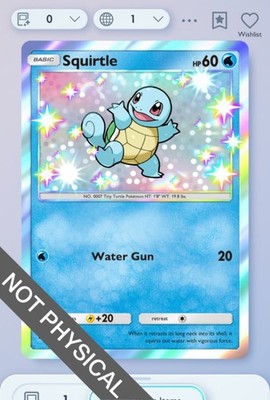 Pokemon TCG POCKET - Squirtle Shiny 1⭐, Celestial Guardians, English