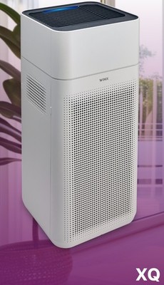 Winix A231 Tower H13 True HEPA 4-Stage Air Purifier - Charcoal Gray/White