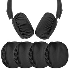 Geekria 2 Pairs Washable Headphone Covers S / Black