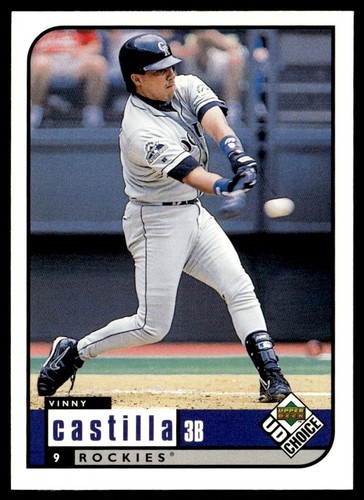 1999 UD Choice Vinny Castilla #83 card