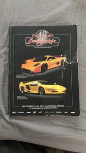 40th Anniversary Barrett Jackson 2011 Car Magazine From Las Vegas Show