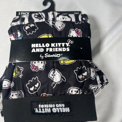 NEW 2 Pack Boxer Briefs 2XL Hello Kitty & Friends Theme 44-46