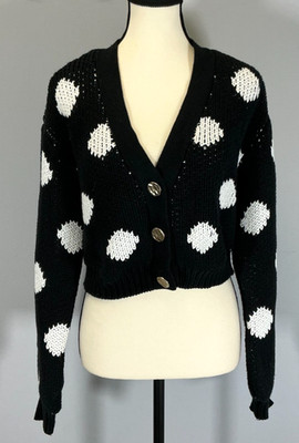 Show Me Your Mumu Clemmie Women's Size XS Polka Dot Cardigan NWT