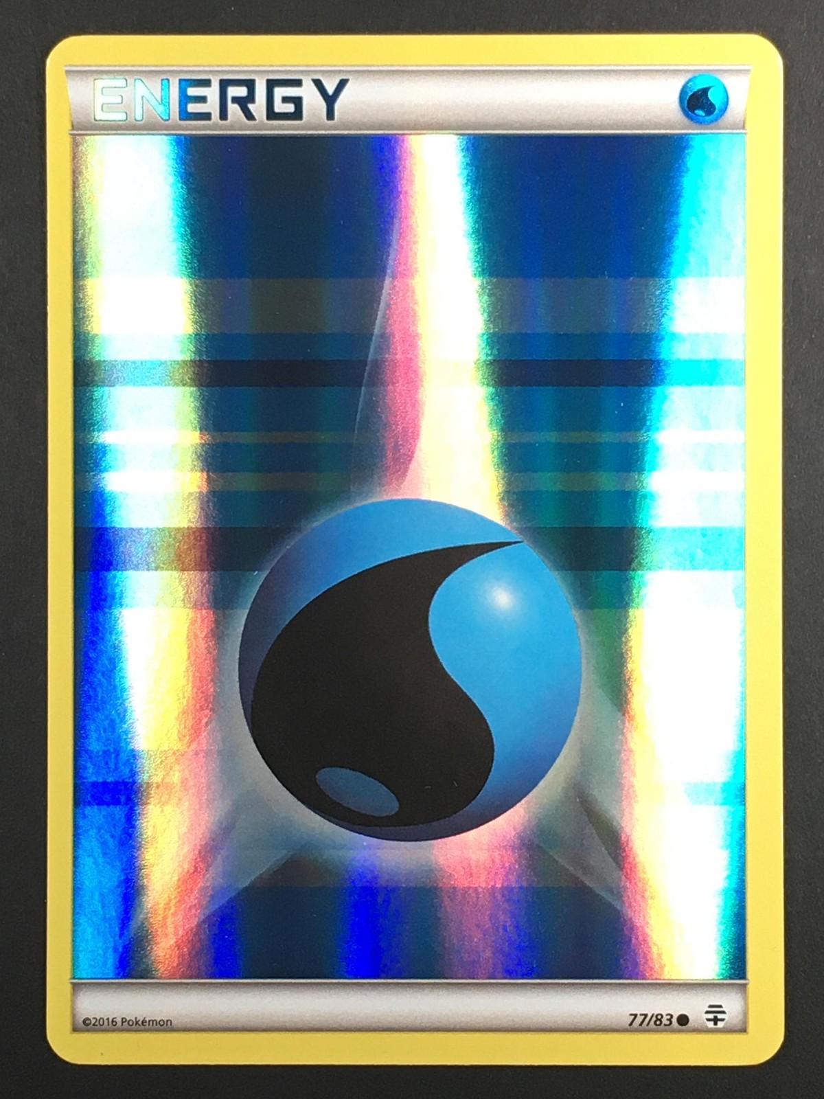 Pokemon TCG Water Energy 77/83 Generations Reverse Holo Common NM