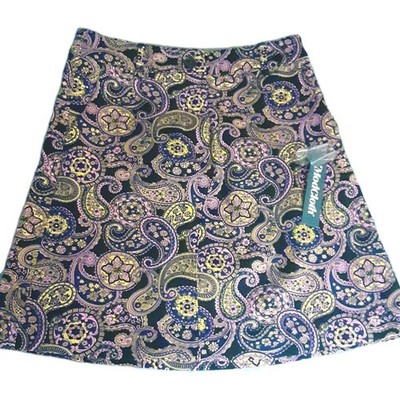 Retro Mini NWT Modcloth size 4 short skirt paisley print