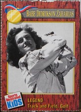 1990 Sports Illustrated For Kids #211 Babe Didrikson Zaharias Multi-Sport VG