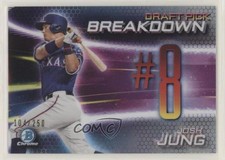 2019 Bowman Draft Chrome Scouts Pick Breakdown Refractor 104/250 Josh Jung 0ne3