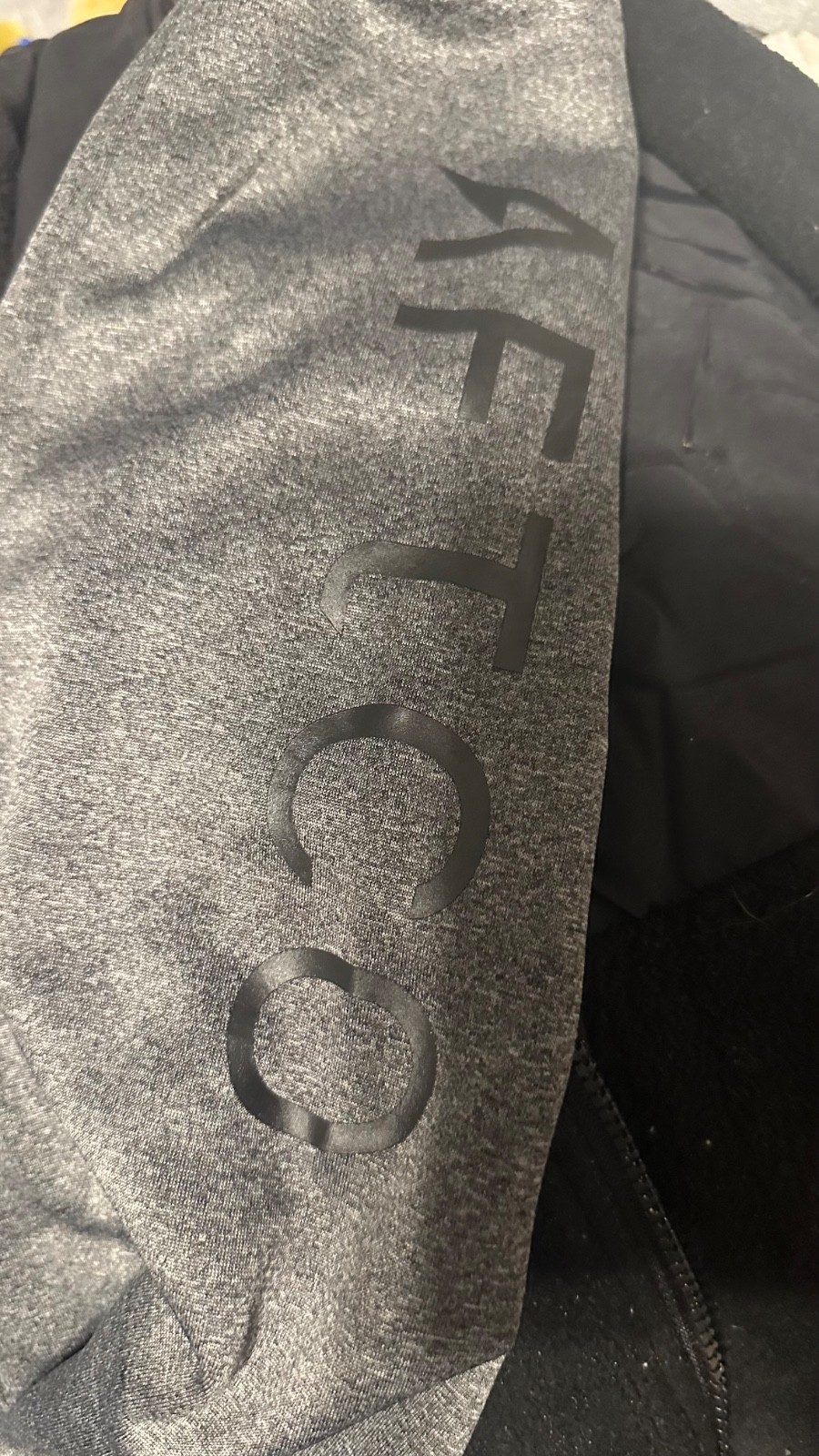 AFTCO Performance Charcoal Gray Pullover Hoodie M… - image 3