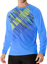 Men's Sun Protection UPF 50 Long Sleeve Fishing Shirt for Men Quick Dry UV Rash