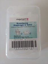Maymom Breastpump Valve Diaphragm Set Philips Avent Comfort Pump Parts NEW 4PC
