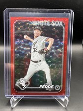 2024 Topps Series 2 Erick Fedde #405 Red Foil /199 Chicago White Sox