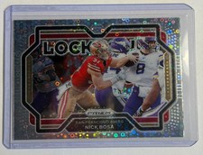 NICK BOSA 2021 PRIZM LOCK DOWN SILVER DISCO SP #14 San Francisco 49ers