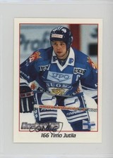 1995 Panini Pro Hockey Poster-Magazine Album Stickers Swedish Timo Jutila 0i4g