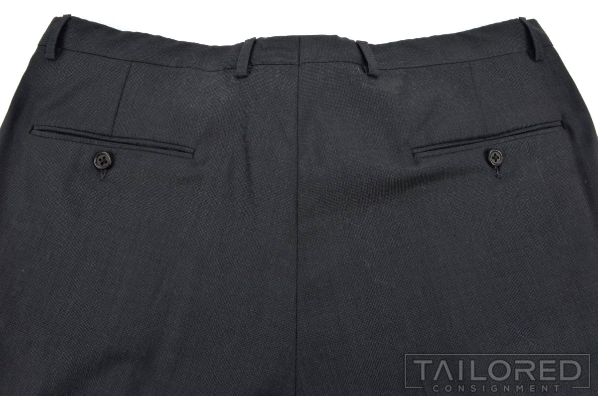 HICKORY FREEMAN Recent Solid Gray Tic 100% Wool J… - image 10