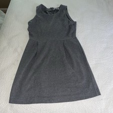 Madewell  Gray Women’s Sz M Verse Fit & Flare Sleeveless Dress Career Party