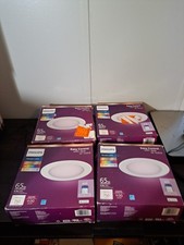 Philips Smart Wi-fi Led Downlight Recessed White 6 Inch 65w Lot Of 4
