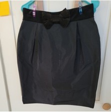 Valentino Red Black Skirt size 10