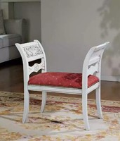 Designer Bank Hocker Luxus Sitzbank Klassische SitzmöBel Polsterbank FußHocker