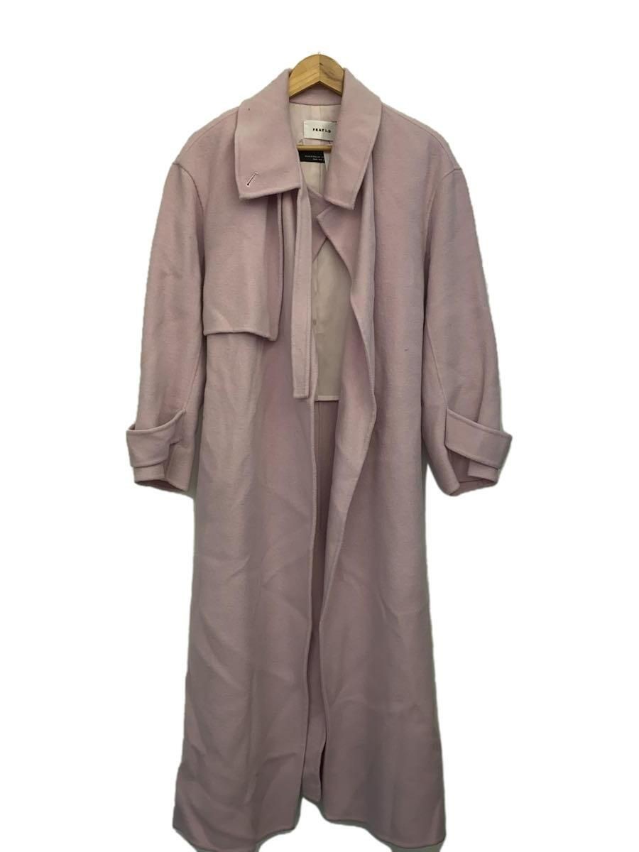 ALTRA FRAY I.D altro cappotto 1 lana rosa tinta unita FWFC224021