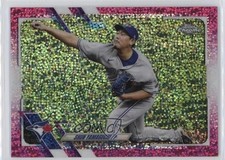 2021 Topps Chrome Magenta Speckle Refractor 89/350 Shun Yamaguchi #15 01dw