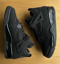 Air Jordan 4 Black/Graphite Black Cat UK10 US11 EUR45