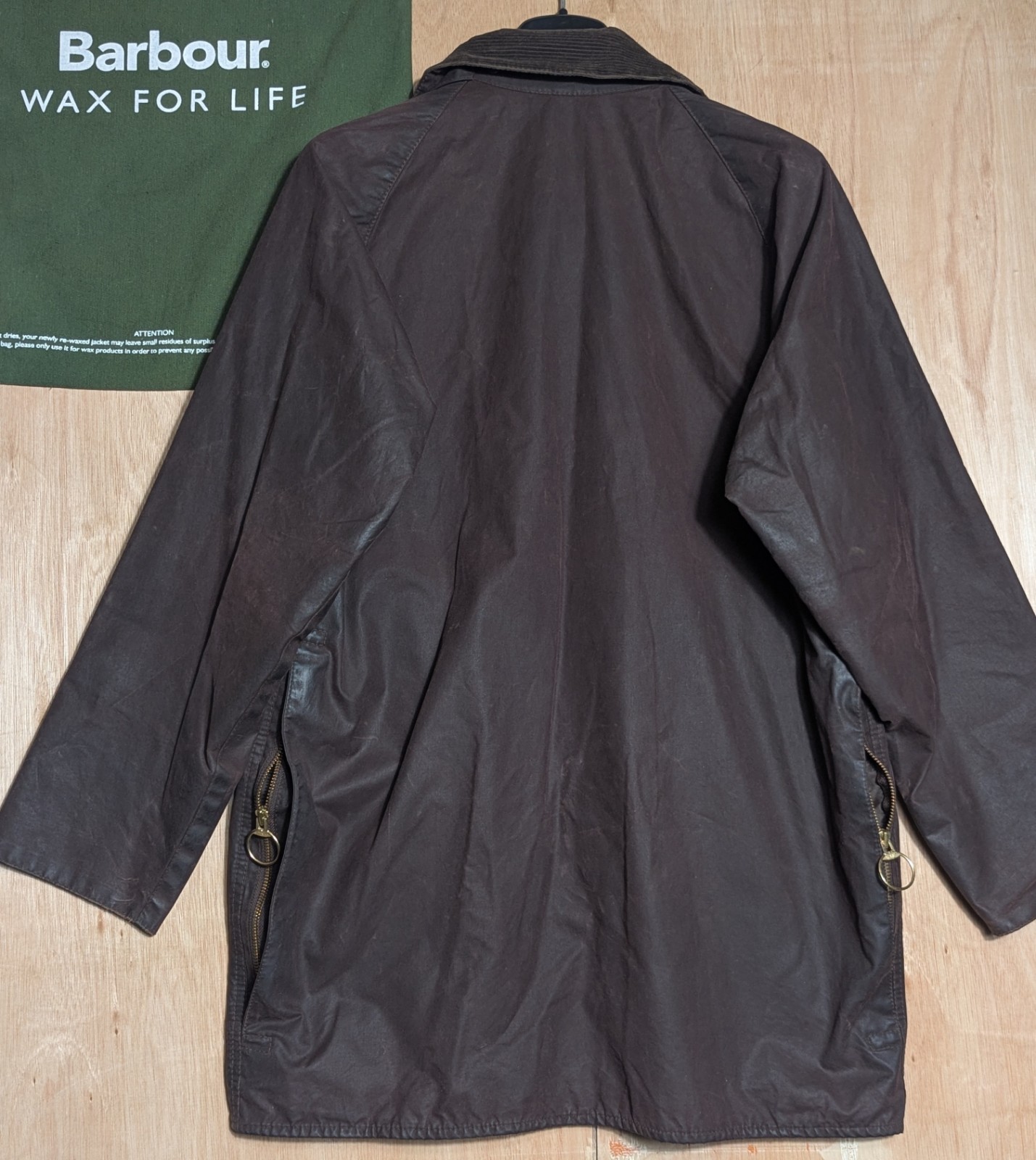 Barbour A190 Vintage Beaufort Jacket Rustic Brown Men's C38/97CM image 5