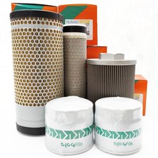New Complete Filter Service Kit for Kubota KX040-4 Mini Excavator