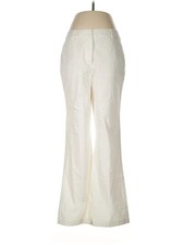 NWT Lands' End Women Ivory Dress Pants 8